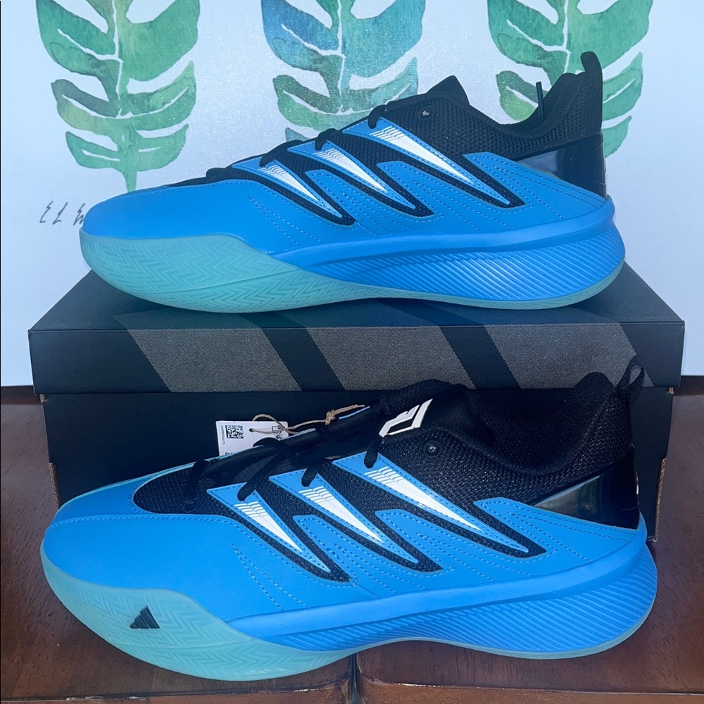 Men's adidas Dame Certified 3 Low Shoes -pulse blue/core black/cloud white